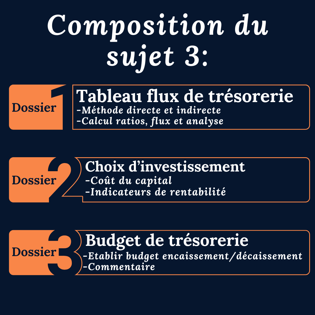 Examen blanc en temps réel DCG UE6 - Sujet 3 (Disponible en Mars 2025)