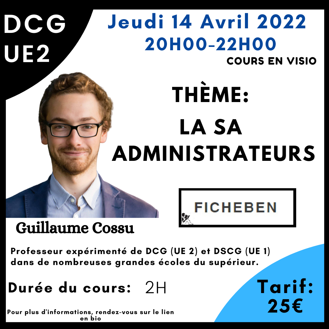 Cours SA avec administrateurs -FicheBEN