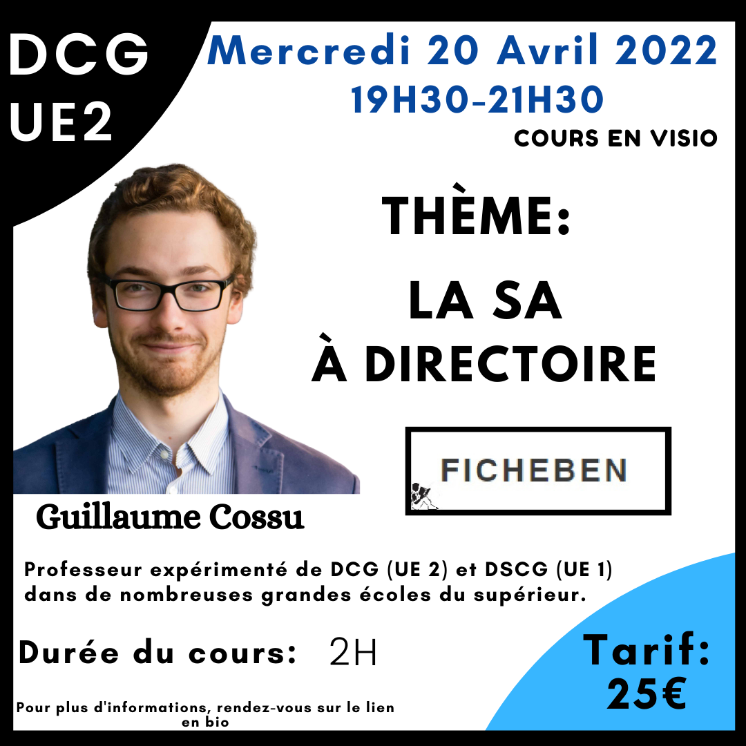 Cours SA avec directoire -FicheBEN