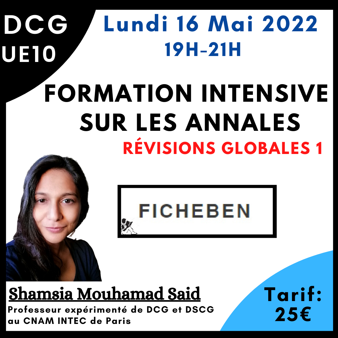 Séance intensive sur les annales; Thème: Tout le programme- Partie 1 -FicheBEN