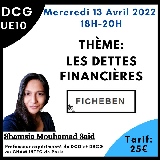 Les dettes financières -FicheBEN