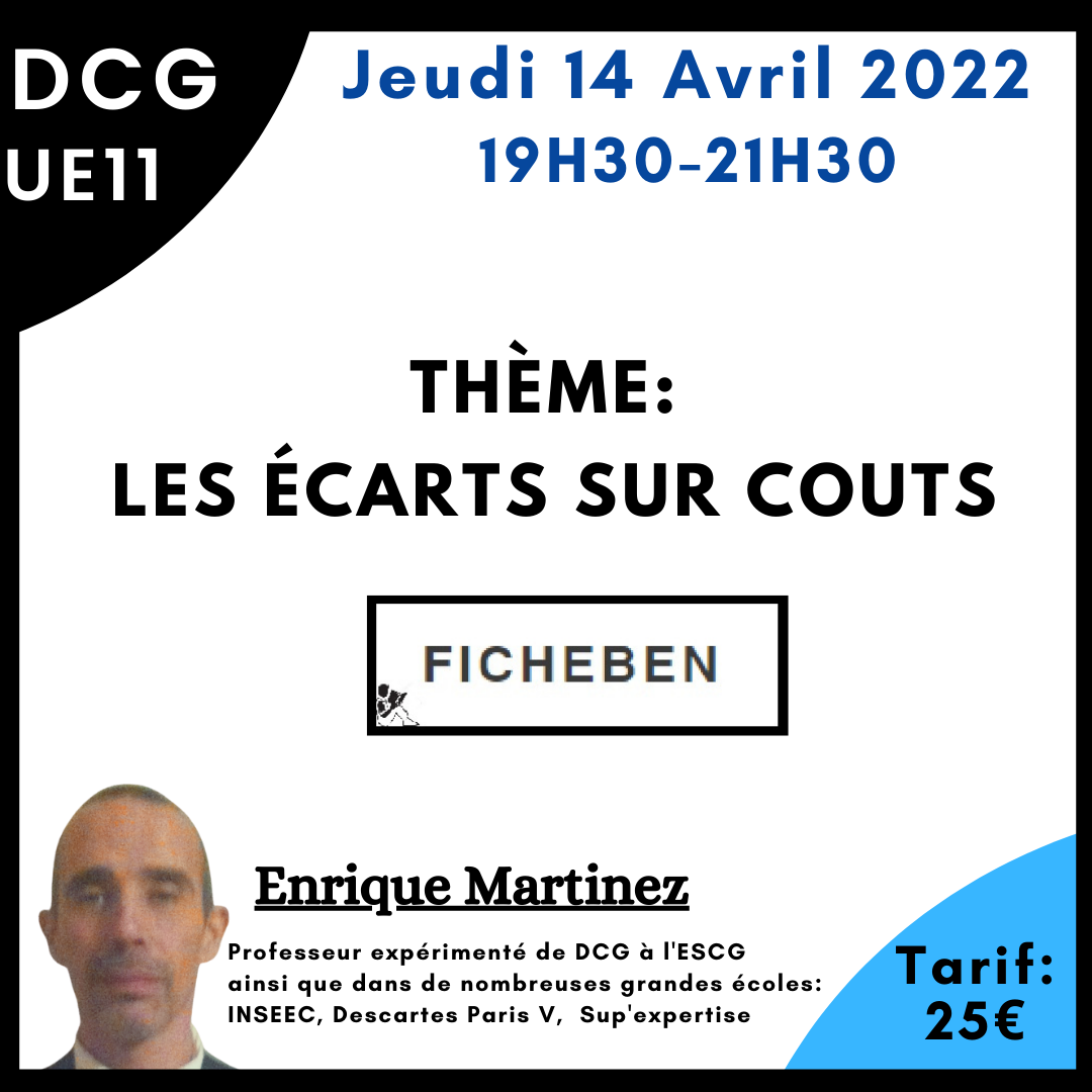 Les écarts sur couts -FicheBEN