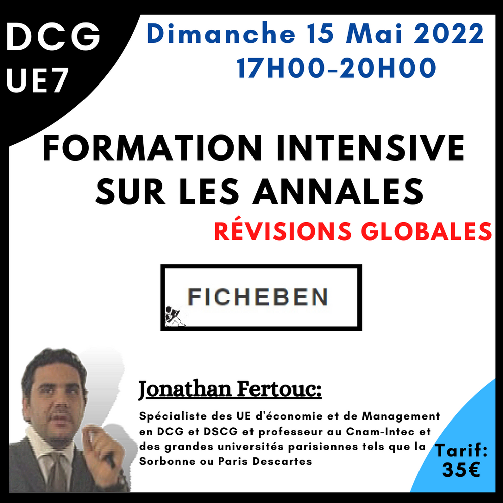 Formation intensive sur les annales  -FicheBEN