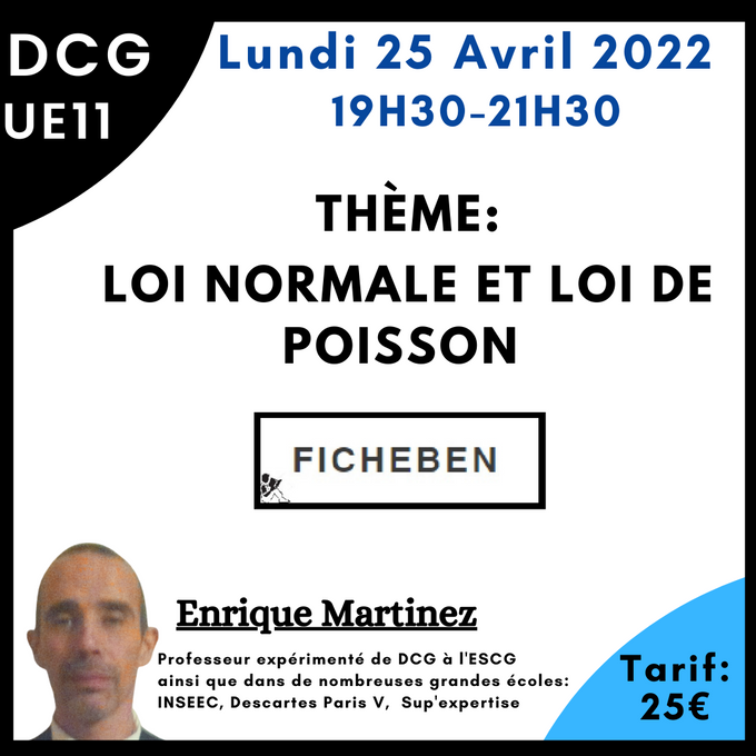 Loi normale et loi de poisson: Cas de la gestion des stocks et du seuil de rentabilité  -FicheBEN
