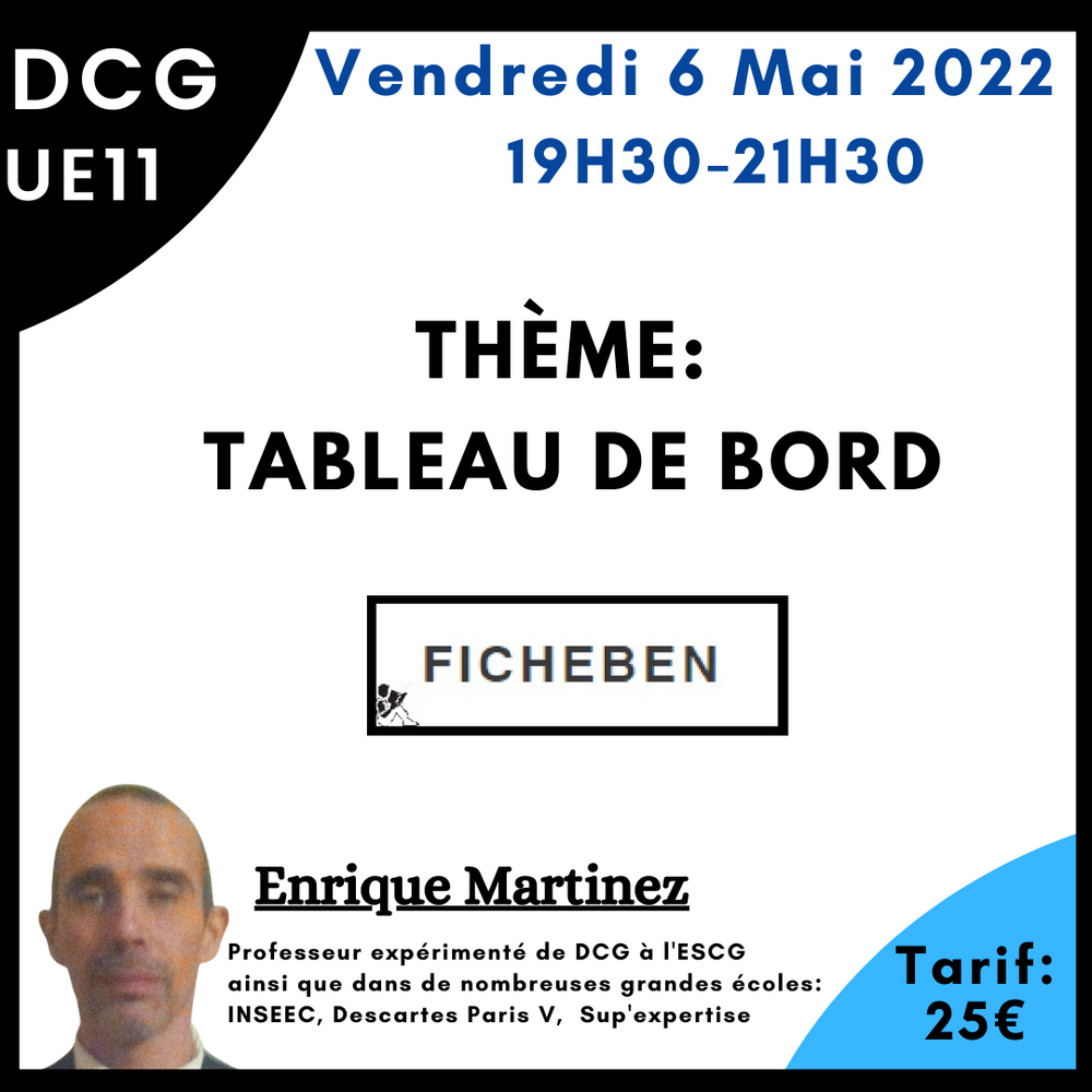 Le tableau de bord  -FicheBEN