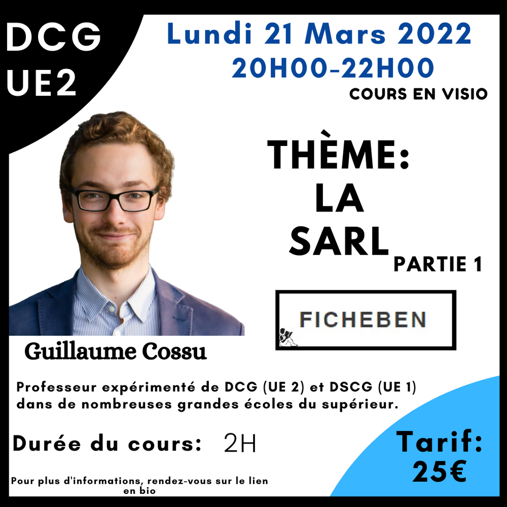 Cours SARL Partie 1  -FicheBEN