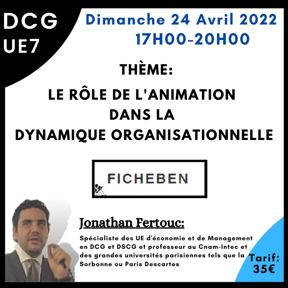 Le rôle de l'animation dans la dynamique organisationnelle  -FicheBEN