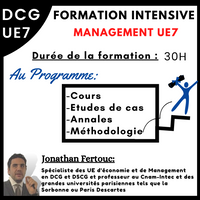 FORMATION INTENSIVE DCG UE7 Management  -FicheBEN